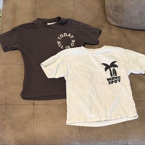 Kids Short Sleeve Graphic Tee Pack - Black & White